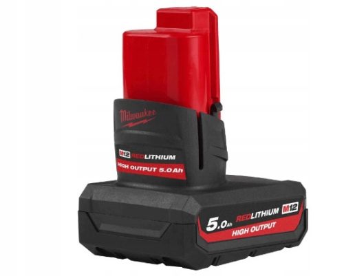 Tartalék akkumulátor - MILWAUKEE M12 5.0 AKKUMULÁTOR NAGY KIMENETI 5.0 Ah