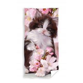   Törölköző - Tengerparti fürdő törülköző 70x140cm cica macska macska