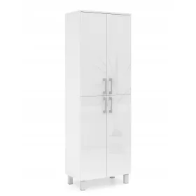  FÜRDŐSZOBAI OSZLOP MAGAS 60CM FEHÉR FÉNYES AKRIL