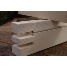   Ajtókeret Jobb gerenda Fix Natur-Drew 90 - 90 mm világos fa