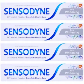   Fogkrém gyerekeknek - Sensodyne extra fehérítő fogkrém 4 db