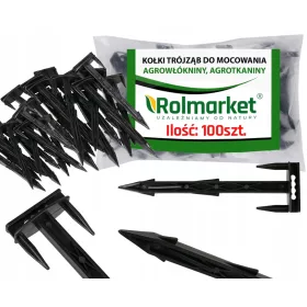 Tűk az agrotextíliához - Rolmarket csapok 17x5 cm 100 db.