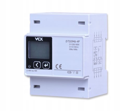 VCX 400 V IP20 5 A számláló