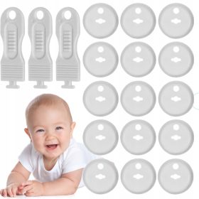   Gyermekbiztonsági biztosítás - A foglalat dugójának 15 darab védelme