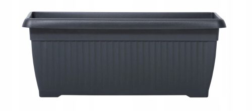  Prosperplast virágcserép 70 cm x 30 x 28 cm átmérő 70 cm műanyag szürke és ezüst árnyalatok