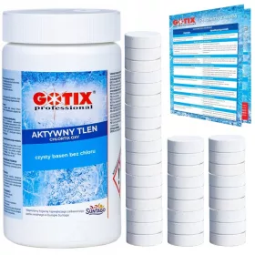   Medence kémia - Aktív oxigén a jacuzzi gyógyfürdő -tablettákhoz 1 kg