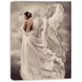   Falfestészet - Kép FESTMÉNYEK vászonra - NŐI GRAFIKA 80x120 CM