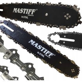   Vezetősín - Útmutató 14 '' 35 cm + 2 lánc a Stihl fűrészhez