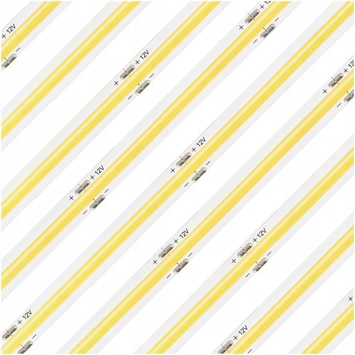 Fájdalommentes LED -szalag 12V 2400 COB 5M IP20 1200 lm/M Neon Line Strap