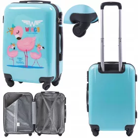   Valise kemény kabinos bőrönd, polikarbonát (polikarbonát), FLAMING, 38 l