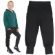 Gyermek melegítőnadrág - Fekete fiúk pamut nadrág zsebek 110