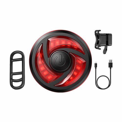 Bicikli lámpa - Superfire usb hátsó kerékpáros lámpa 330mAh érzékelő