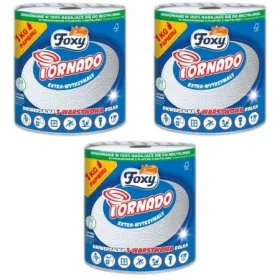   Konyharuha - Tornado papírtörlő 3 tekercs GIGAROLKA készlet