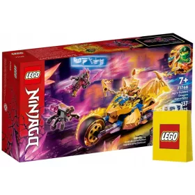    LEGO Ninjago Jay Golden Dragon motorkerékpár 71768 + LEGO papírtáska