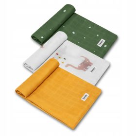   Textil pelenka - LIONELO BAMBUSZ SZETT DINO BAMBUSZ PELENKA 3 DB