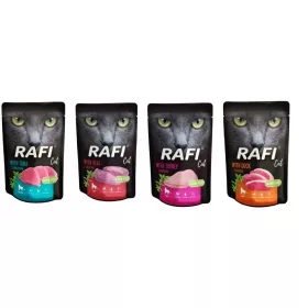 Konzerv macskáknak - RAFI KOT MIX 20 X 100 g-os tasak