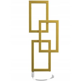    DISCOVERYDOM elektromos fürdőszobai radiátor 300 W 360 x 870 mm arany