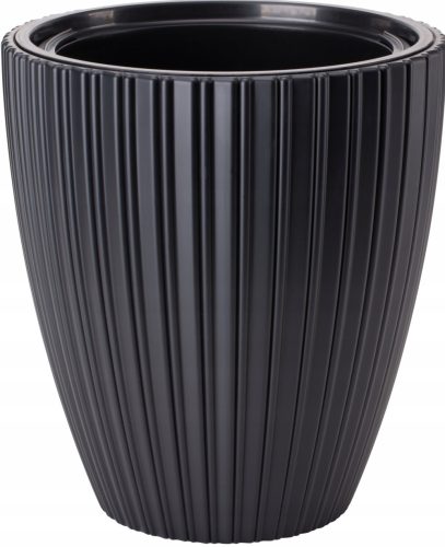  Forma-műanyag virágcserép 29 cm x 29 x 32 cm átmérő 29 cm műanyag fekete