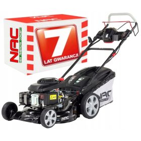    Benzines fűnyíró NAC kosárral, 173 cm³ kapacitással. kosár 60 l 51 cm