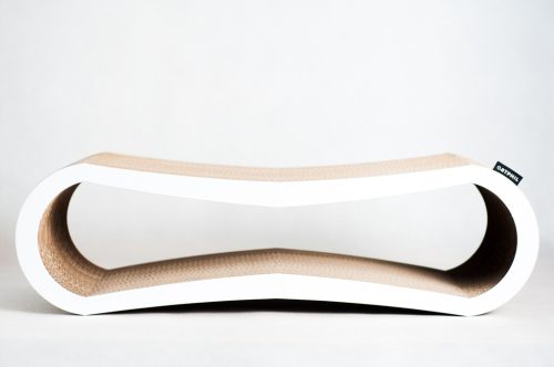  Alacsony karcolóoszlop, Wave, ágy, Catphil karcoló szőnyeg 60 cm-ig