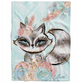   Baba takaró - Minky bársonyos kidbe takaró 75x100cm ágyhoz