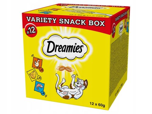 Macskaeledel, finomság macskáknak - Az álmodozó álomok keverik az íz finomságát (12 x 60 g)