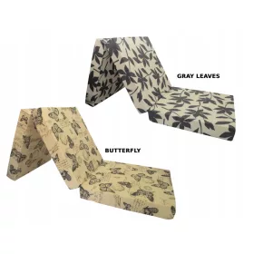   Összecsukható összecsukható matrac+táska 65/195/10 cm minta