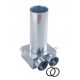 Alkatrész rekuperátor - DOBOZ RECUPERACJA 2x75mm fi 125 HORGANYOZOTT