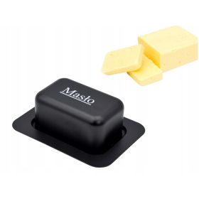   Vajas üveg - BRUNBESTE vajas edény, rozsdamentes acél, fekete