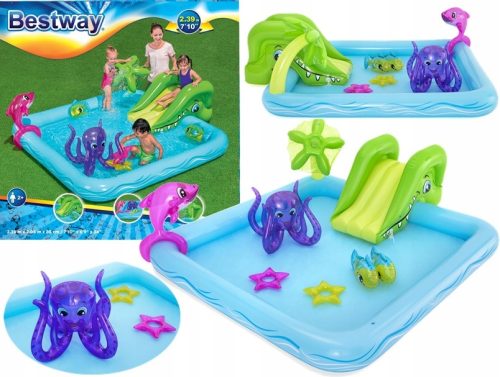 Bestway téglalap alakú felfújható medence 239 x 206 cm
