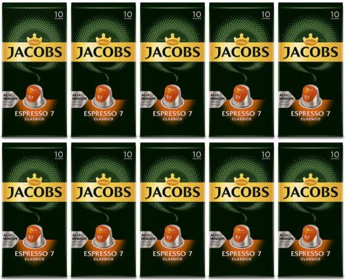 Jacobs Espresso 7 kapszulák a Nespresso 100dbs -hez