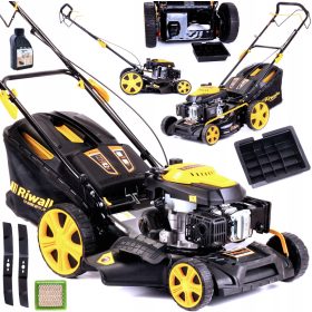   Benzines fűnyíró - Talicska -visszajelzés kétkerékpárt 350L takarmány