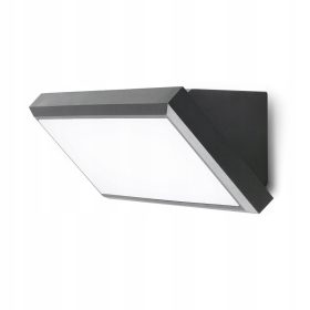    Kwazar Luminaire homlokzati lámpa, 740 lm, hálózatról táplálva, grafit