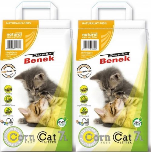 Alom macskáknak - Super Benek Corn Cat Corn 2 x 7L