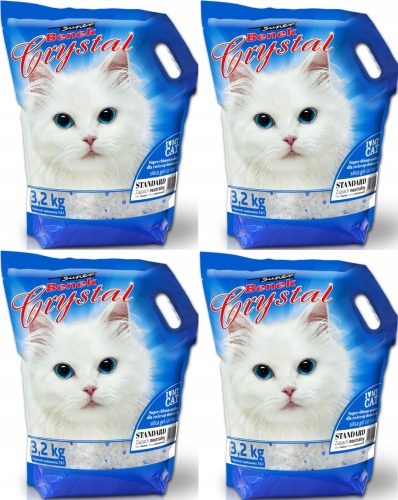  Benek Crystal 4x7,6L szilikon macskaalom