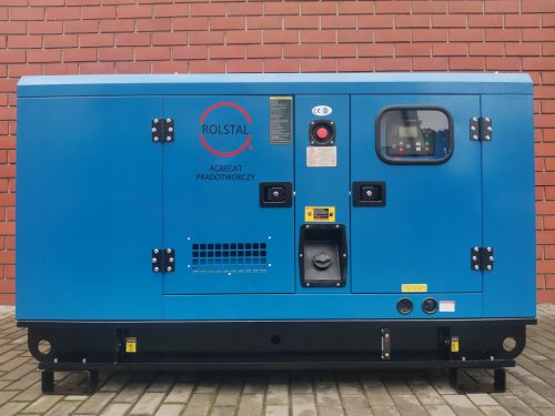 Helyhez kötött háromfázisú áramfejlesztő ROLSTAL 20000 W gázolaj