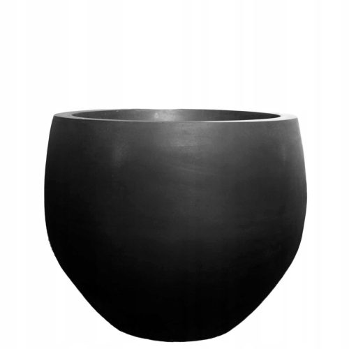  Fazekas edények 53 cm x 53 x 44,5 cm üvegszálas fekete