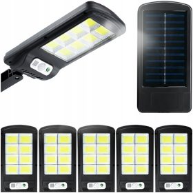   Homlokzati kerti lámpa - 5xKÜLTÉRI HÁTTÉR KERTI NAPLÓVILÁGÍTÁS