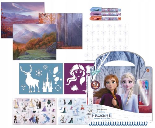  Totum Disney Frozen 2 tervezői tevékenységkönyv