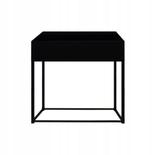Virágcserepek - Kamberg virágcserép 90 cm x 20 x 80 cm fekete fém