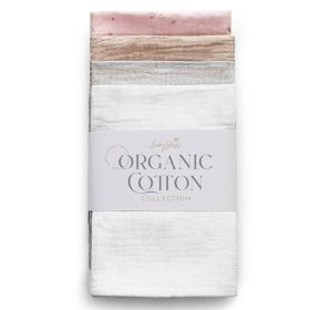   Textil pelenka - Babystps 4-csomag musline pelenkák gots lánykészlet