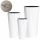  Prosperplast virágcserép 25 cm x 25 x 47,5 cm átmérő 24,5 cm műanyag fehér
