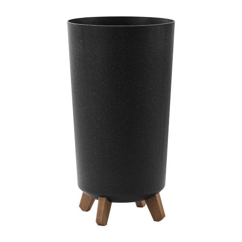  Prosperplast virágcserép 45 cm x 24 x 45 cm átmérő 239 cm műanyag szürke és ezüst árnyalatok