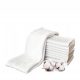 Textil pelenka - Plumeri Muslin pelenka, fehér, 7 db.