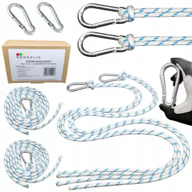   Kerti bútor alkatrésze - A függőágy 2x -es készletének rögzítése 3m 2x karabiner