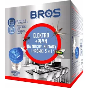    Folyadék szúnyogok, hangyák, legyek ellen Bros 0,25 kg 30 ml + DABSTER.PL ELdobható HDPE KESZTYŰ 2 db