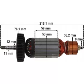 Rotor GTool 23-005 a Metabo WX23-230 sarokcsiszolóhoz