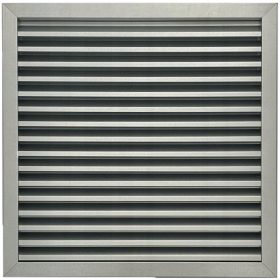 Szellőzőrács Zsaluval Rács Raczak, ezüst