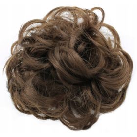   Gyermek hajgumi - Haj radír messa bun kok prémium közepes barna