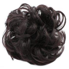   Gyermek hajgumi - Haj radír messa bun kok prémium sötétbarna